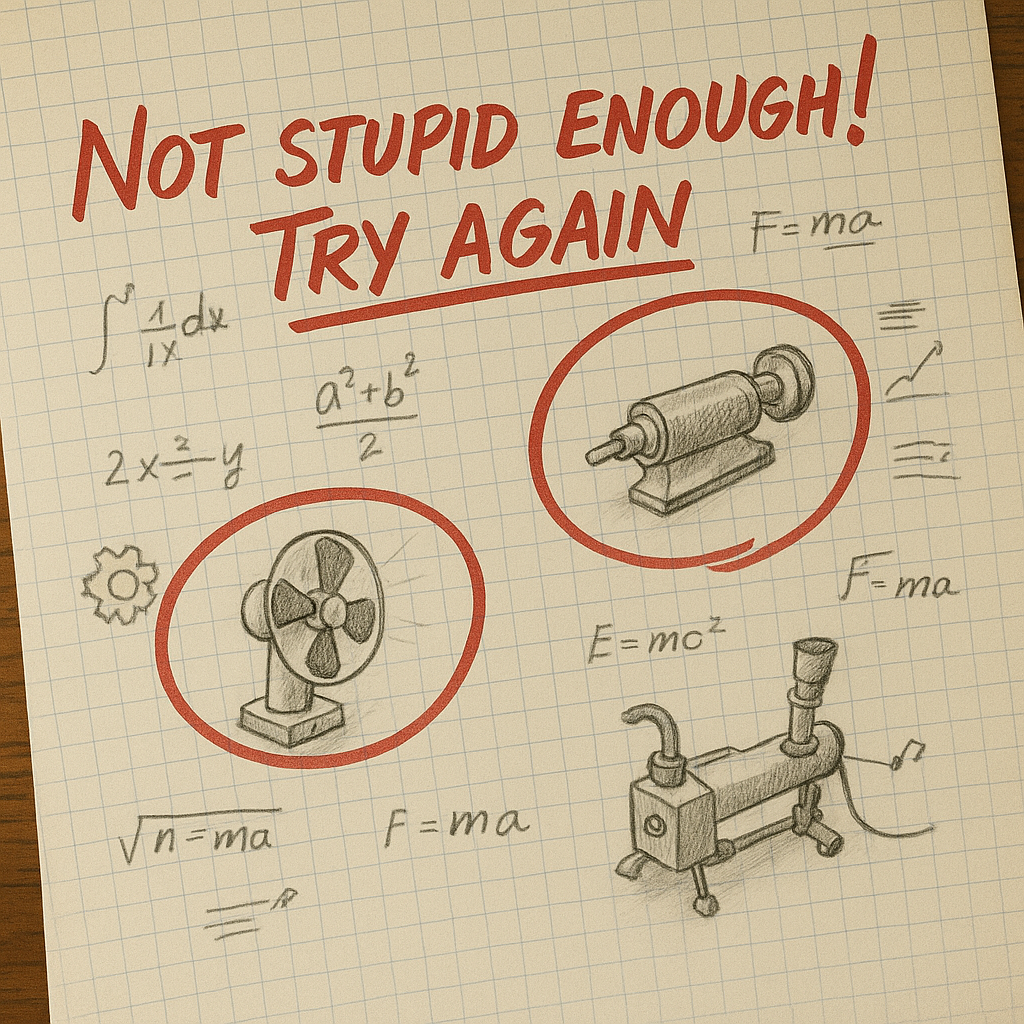 Not Stupid Enough Try Again